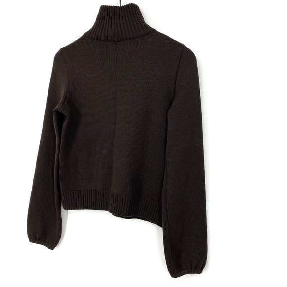 MAURIZIO PECORARO Wool Leather Patchwork Sweater - Picture 11 of 15